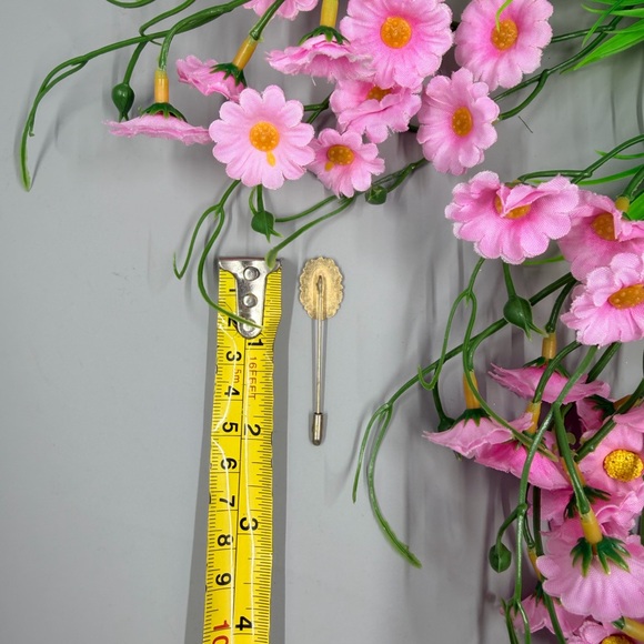12k Yellow Gold Filked Vintage Floral Hat Pin / Brooch - Picture 6 of 6